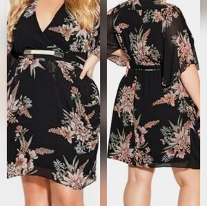 City Chic Gypsy Floral Dress, NEW! w/ tags
